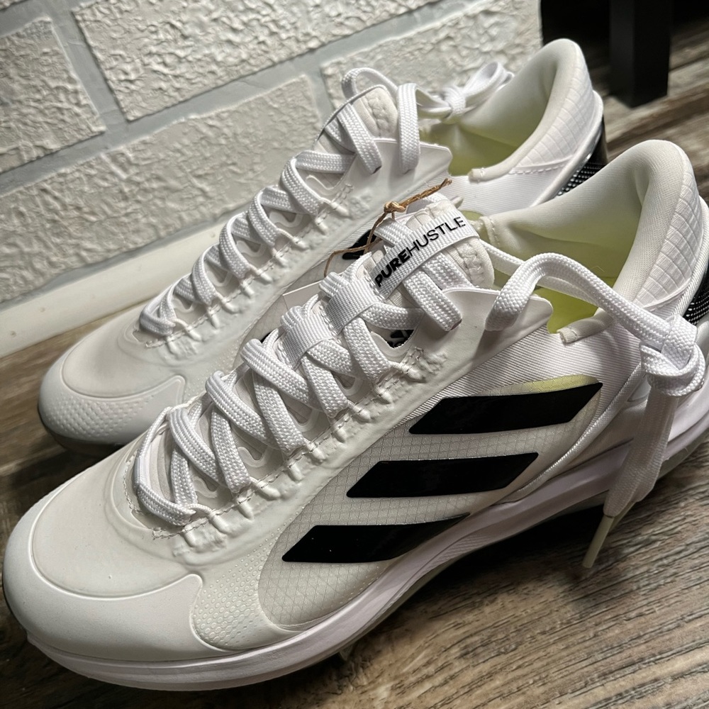adidas Women's Purehustle 2 Elite Metal Fastpitch Softball Cleats, women’s sz 8